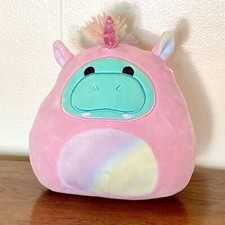 MALVAVISCOS 7.5" Hank Hippo en el Unicornio Disfraz RARO Peluche