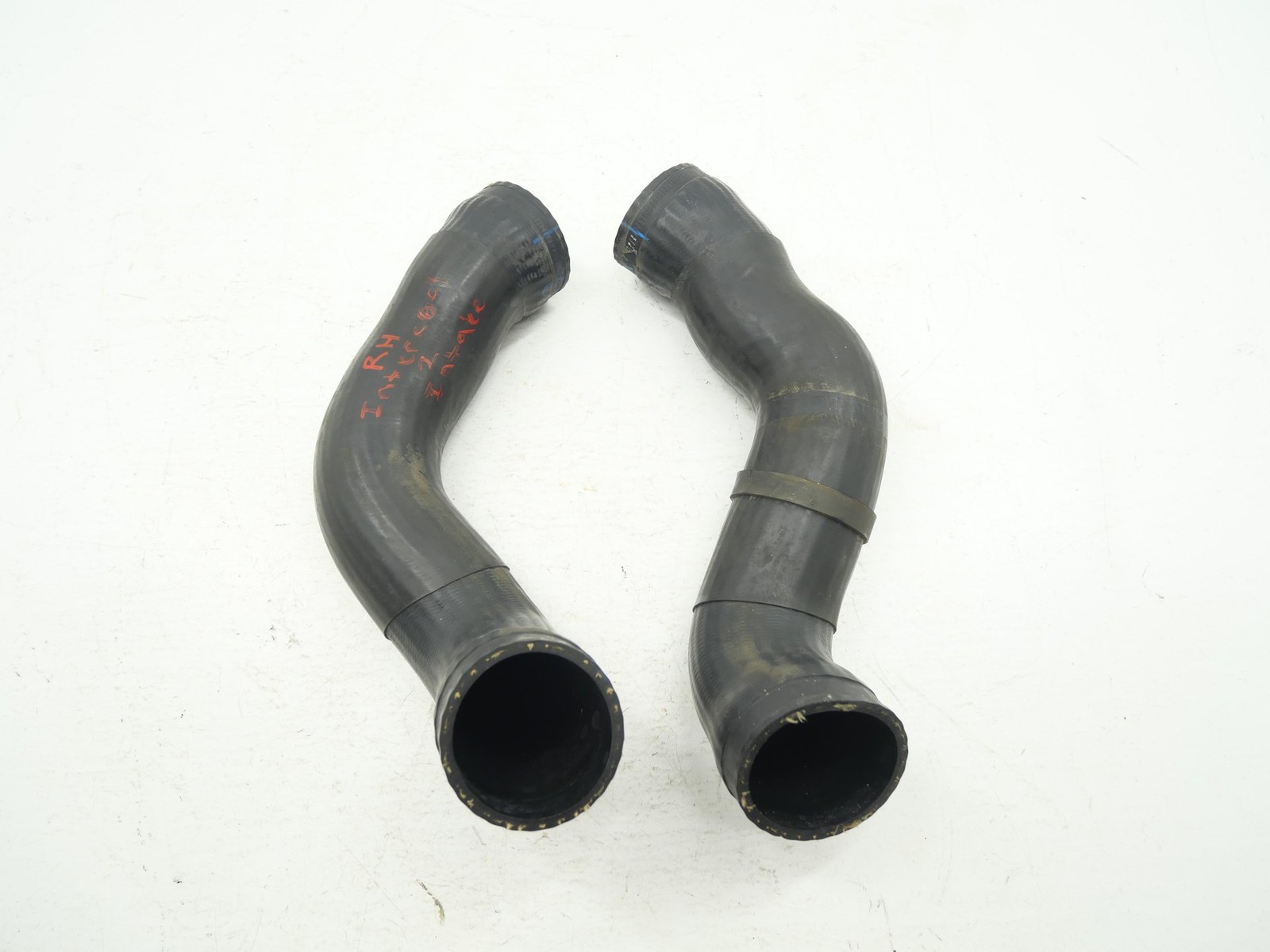 2005 Bentley Continental GT Upper Intercooler Pipe Hose Pipe Right/Left Pair OEM