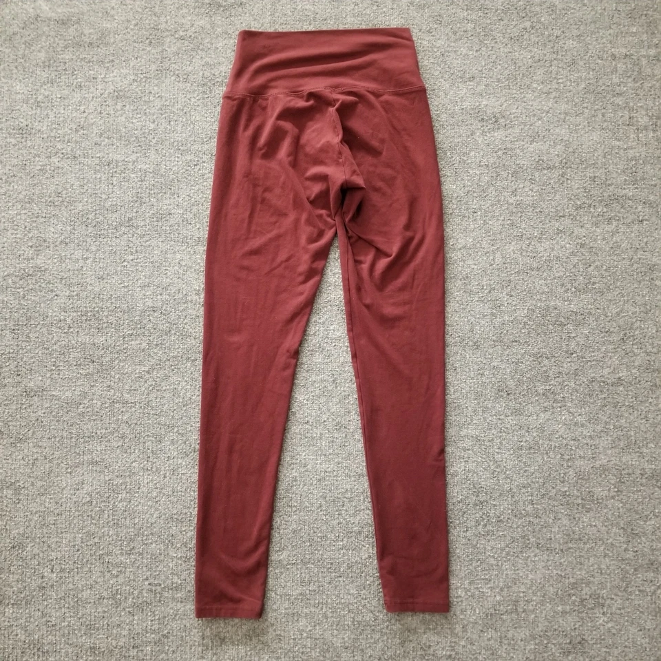 Leggings Offline by Aerie Teens OG entrepierna mediana larga borgoña elásticos tiro alto * Foto 3 de 4