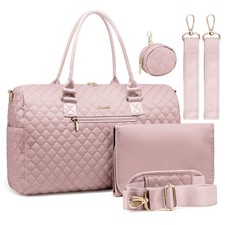 LOVEVOOK Diaper Bag Tote w/ Pacifier Case  Changing Pad, Large Capacity Mom