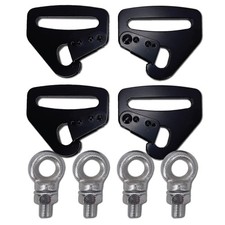 Universal Quick Release Mount 2" Harness 4-Point and 5-Point Racing Safety Belt