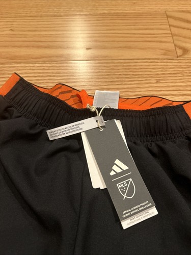 Adidas MLS Houston Dynamo Away Authentic Shorts Mens Black HI1924 Sz S Soccer - Picture 4 of 7
