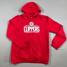 NBA Pullover Hoodie Boys XL Red Cotton Los Angeles Clippers Basketball Team