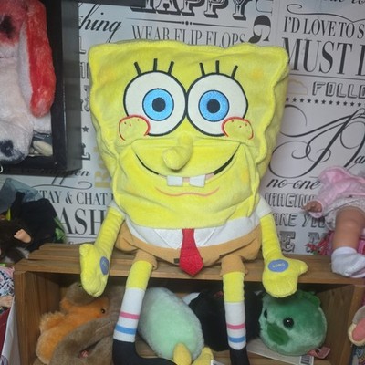 Spongebob Schwammkopf beweglich sprechend & singend Plüschtier 2000 funktionstüchtig