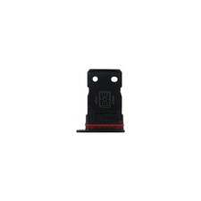 For OnePlus 8 Dual Sim Card Holder Tray - Color Onyx Black