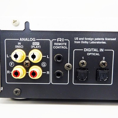 ONKYO MD-133 Hi-MD Mini Disc Recorder Silver High Speed MDLP Japan