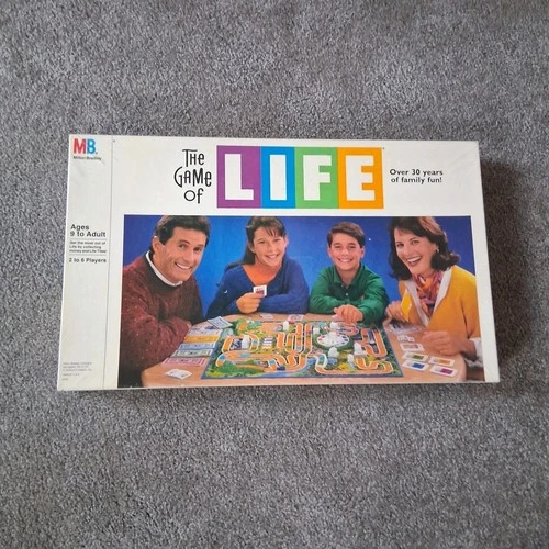 Vintage 1991 Milton Bradley The Game of Life Board Game COMPLETE