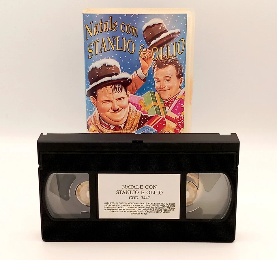 Vhs Natale Con Stanlio E Ollio - Immagine 2 di 4