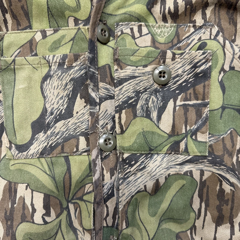 Vintage Mossy Oak Full Foliage Camo Turkey Vest Mens M Hunting Shooting USA Seat - Image 4 of 4