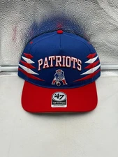 New England Patriots NFL '47 Brand Blue Diamond Hitch Snapback Adjustable Hat