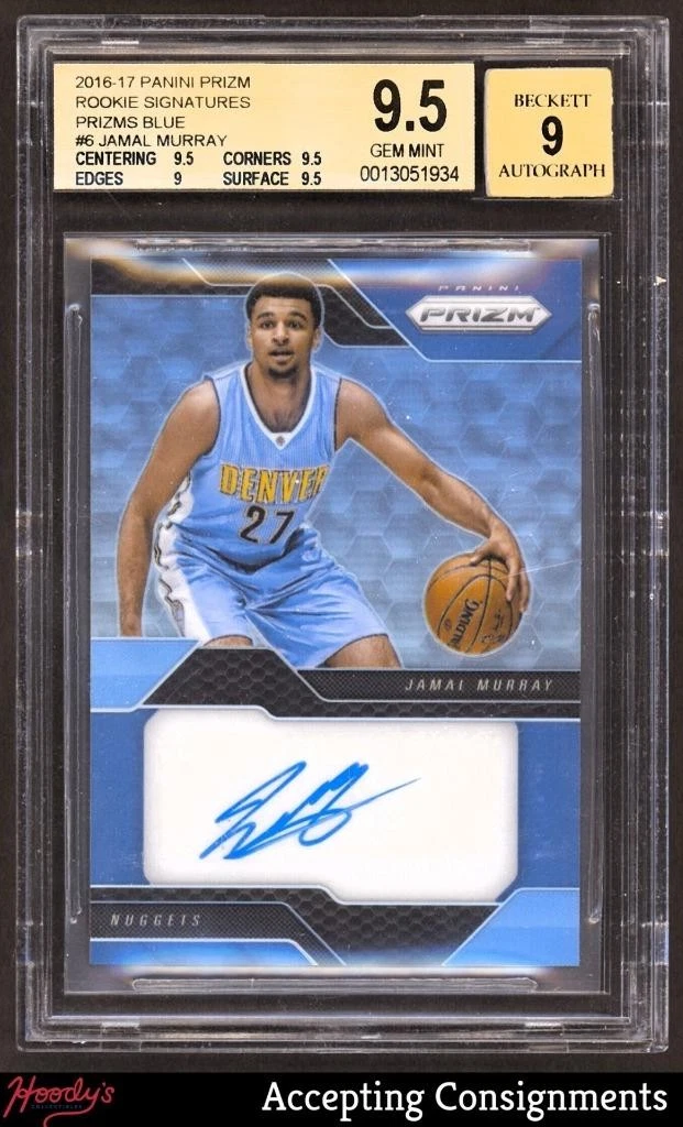 Jamal Murray Basketball Autographed Sports Trading Cards