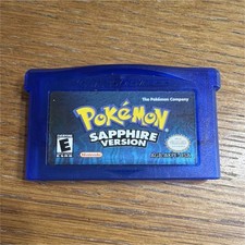 Pokemon Sapphire Version Nintendo Game Boy Advance GBA Authentic NTSC-U/C 2003