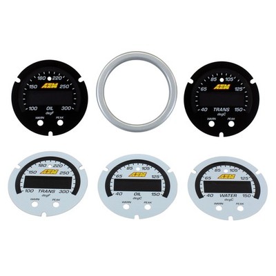 AEM Electronics Motorsport X Series Accessory Kit For Oil / Water Temp Gauge