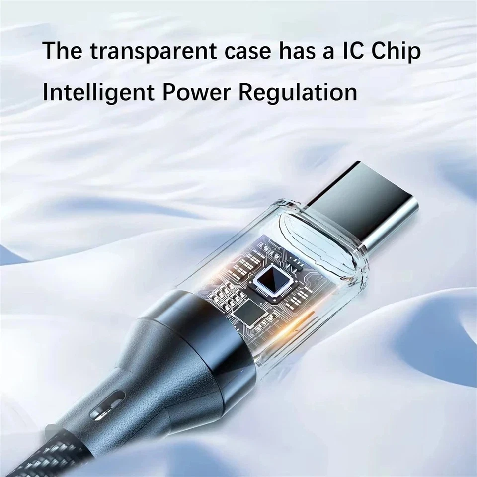 Schnellladekabel USB Typ C Datenkabel für Samsung Huawei Xiaomi Handy Ladekabel - Bild 2 von 4