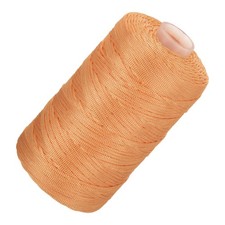 Nylon String Cord 2.5mm x 218Yards Rope Braided Thread Beading Cord,Pure Orange