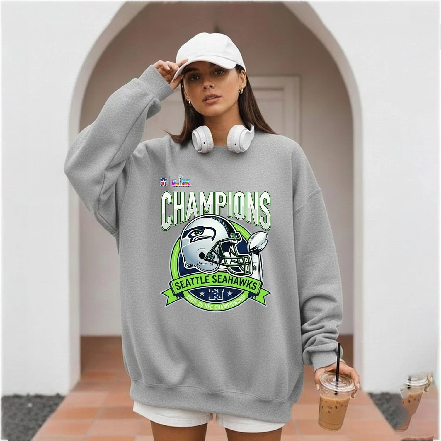 Seattle Seahawks  2025-26 NFC Championship Sweatshirt