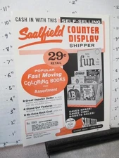 Saalfield 1960s coloring book comic ad Ideal Kissy Oswald Rabbit Baby Huey 58