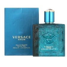Versace Eros Eau de Toilette Cologne for Men, 3.4 oz