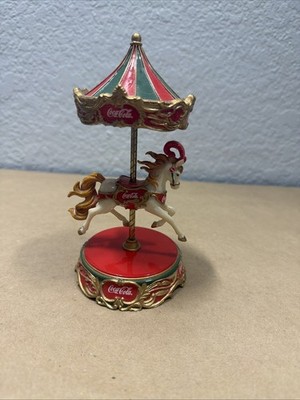 Coca-Cola Prancer Classic Carousel Collection Figurine Original 2002
