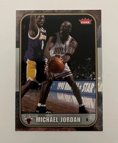 2007-08 Michael Jordan Fleer #92 (Rare) vs Kobe Bryant Nice Card!!