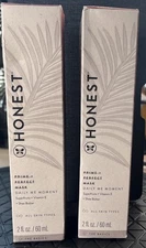 Honest Beauty Prime Perfect Mask Super Fruits, Vitamin E Shea Butter 2 Oz Lot 2