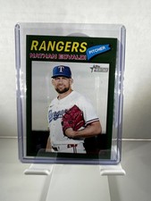 2026 Topps Heritage Nathan Eovaldi Green Border #40 Texas Rangers
