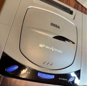 Sega Saturn Home Console HST-0004 with Box & Manual + Games Tested Working Japan