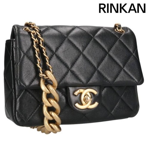 Chanel Matelasse Coco mark flap chain shoulder bag ladies' Used bd453c18c3f55e4e