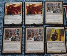 MTG 6x White Rare Gustcloak Savior, Precinct Captain, Oracle's Attendants