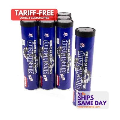 Amalie AMA68321-91-10, Set of 10 Blue Hi-Temp Grease #2 10 X 14Oz Tubes Performa