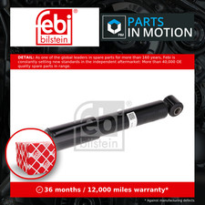 2x Shock Absorbers (Pair) fits CITROEN SPACETOURER 2.0D Rear 2016 on Damper Febi