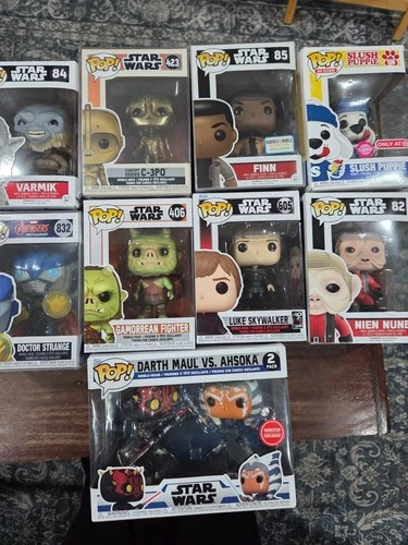 Funko pop Lot (Marvel and Star Wars)