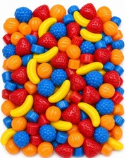 Fruit Shaped Hard Candy 1 lb Bag Banana, Strawberry, Peach, Blueberry