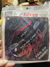 Dale Earnhardt Monte Carlo Fan On Board Suction Cup Window Waver T89
