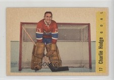 1958-59 Parkhurst Charlie Hodge #17 16ez