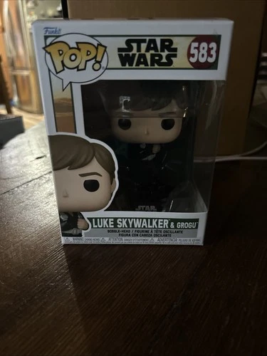 Funko Pop Star Wars The Book of Boba Fett Luke Skywalker and Grogu #583 Figure