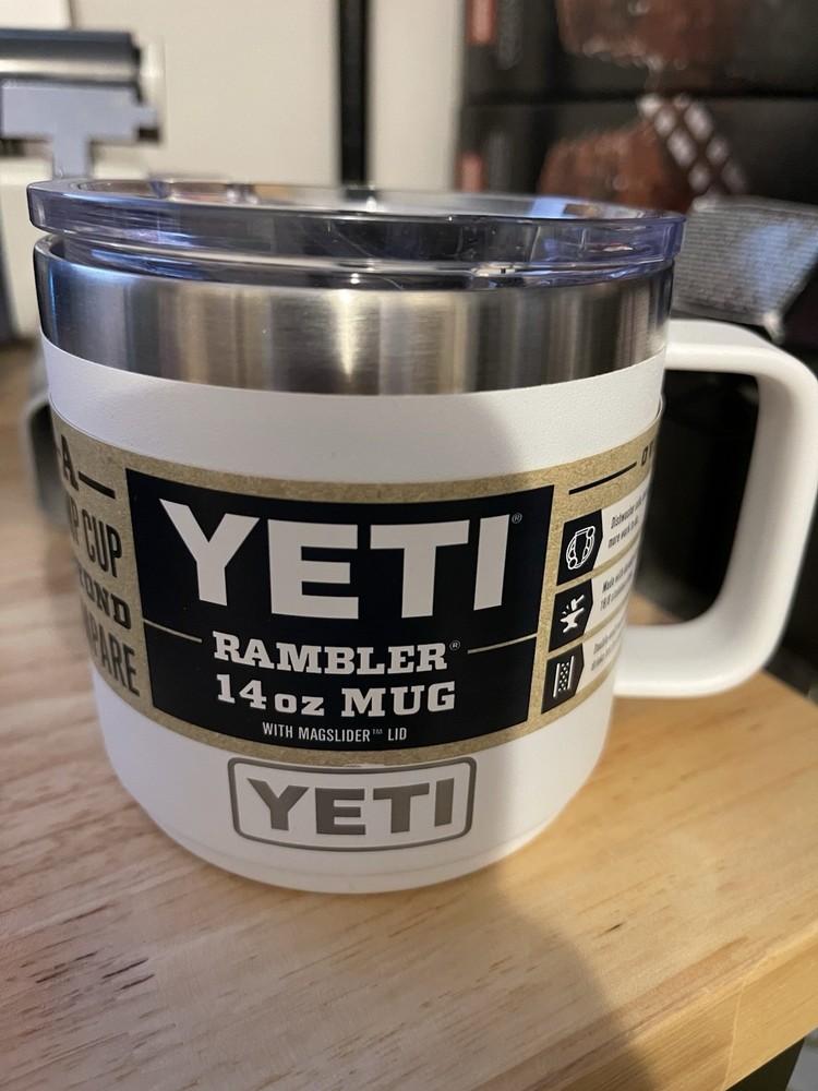 Stanley 14oz Rambler White Travel Mug No MagSlider Lid