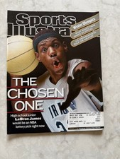 Sports Illustrated magazine, February 18, 2002, cover: LeBron James