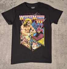 WWE  Wrestlemania VI T-shirt Ultimate Warrior VS Macho Man Savage T-Shirt New
