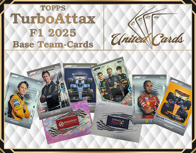  TOPPS Formel 1 Turbo Attax 2025 - Base Cards 1/2 - Einzelkarten  BRANDNEU 