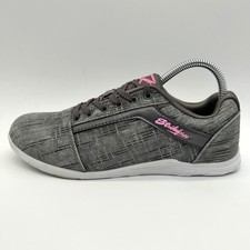 Strikeforce Nova Lite Bowling Shoes Women 8.5 Grey Pink Athletic FlexSlide L-054