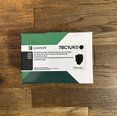 Genuine Lexmark 78C1UK0 Black Ulttra High Yield Return Program Toner Cartridge