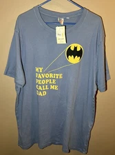 Rare Vintage 90s Junk Food - Batman Funny Single Stich Shirt - New With Tags XL