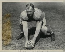 1948 Press Photo Joe Watson All SW Conference center at preseason workout