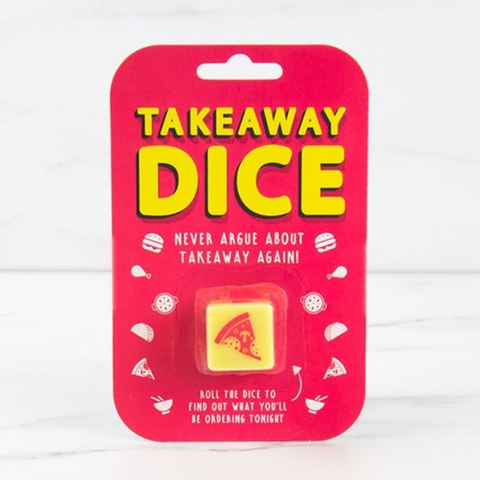 Gift Republic Novelty Takeaway Decision Dice Fun stocking filler ideas
