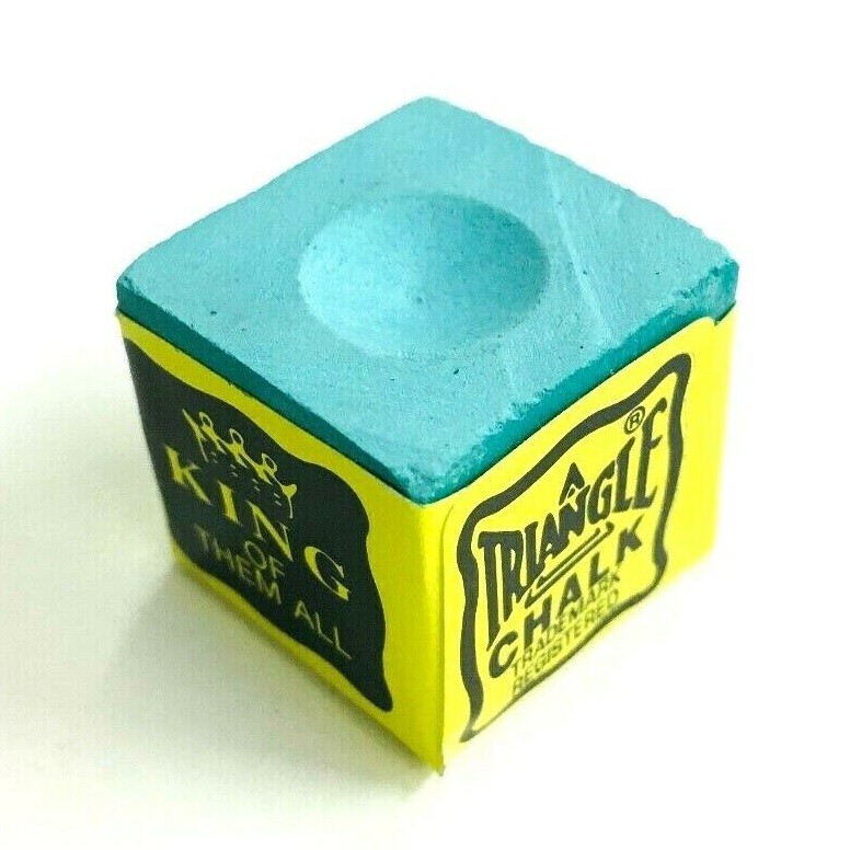 Genuine Triangle Pool & Snooker Billiards Cue Tip Chalk 1, 2, 4, 6 or ...