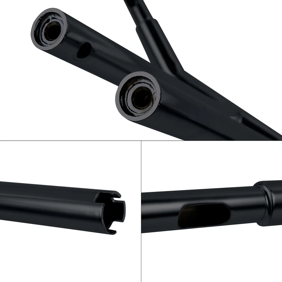 Manillar de barra en T de elevación 4/6/8/10/12/14/16/18"" apto para Harley Softail FLST FXST nuevo Foto 2 de 4