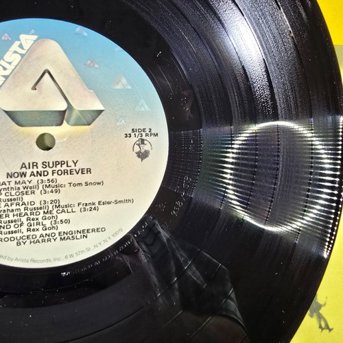 Air Supply NOW AND FOREVER Vinyl LP Album Arista Records 1982 Vintage - Imagen 6 de 9