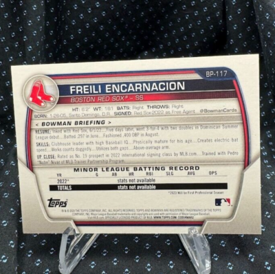 Freili Encarnacion - #433/499 - SKY BLUE - 1ST BOWMAN - 2023 