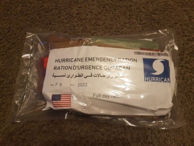 NEU US HURRICANE EMERGENCY RATION MRE FIRST STRIKE EPA CAMPING NOTNAHRUNG